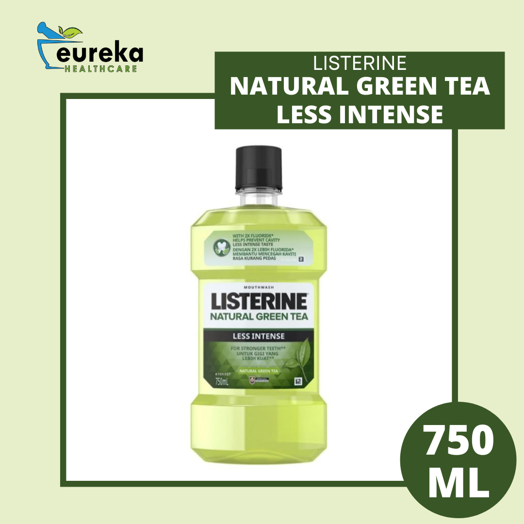 LISTERINE LESS INTENSE MOUTHWASH NATURAL GREEN TEA 750ML&w=300&zc=1