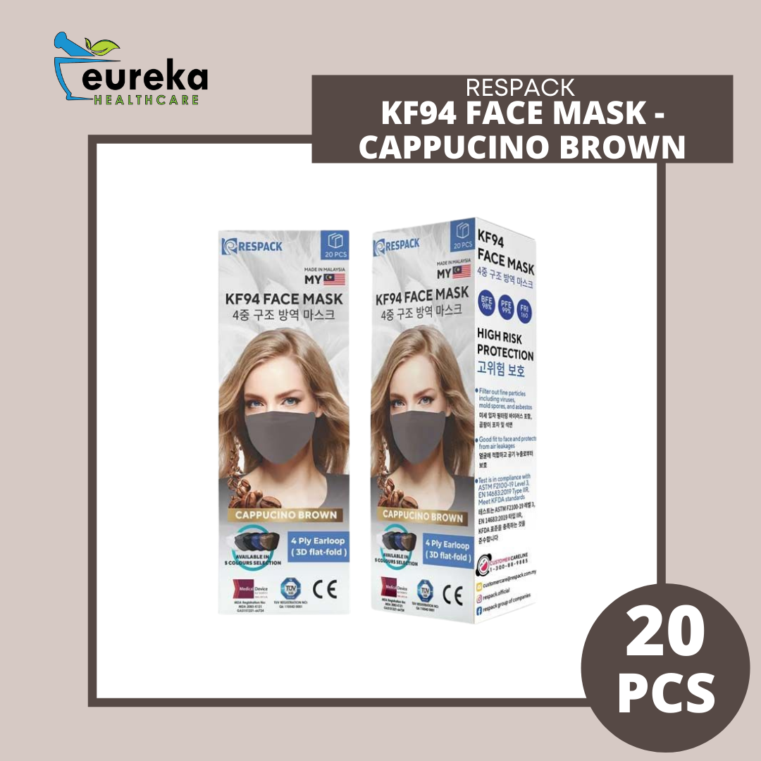 RESPACK KF94 FACE MASK 20'S - CAPPUCINO BROWN&w=300&zc=1