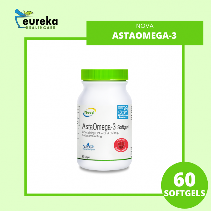 NOVA ASTAOMEGA-3 SOFTGEL 60'S
