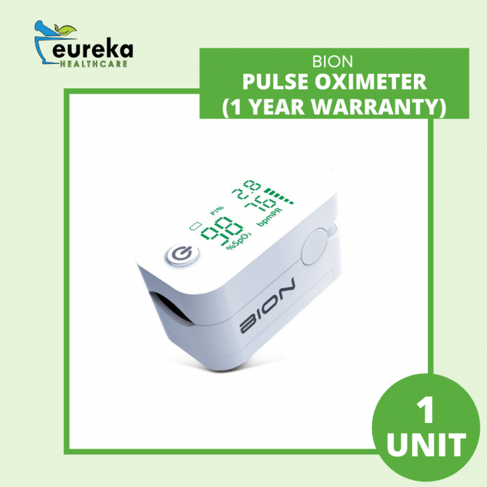 BION PULSE OXIMETER P100 (WARRANTY 1 YEAR) - WHITE