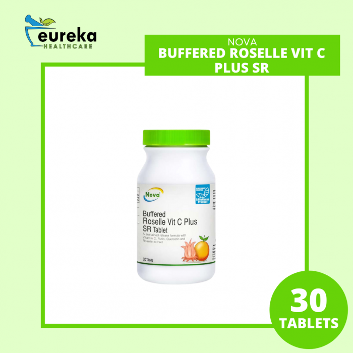 (S) NOVA BUFFERED ROSELLE VIT C PLUS SR TABLET 30'S
