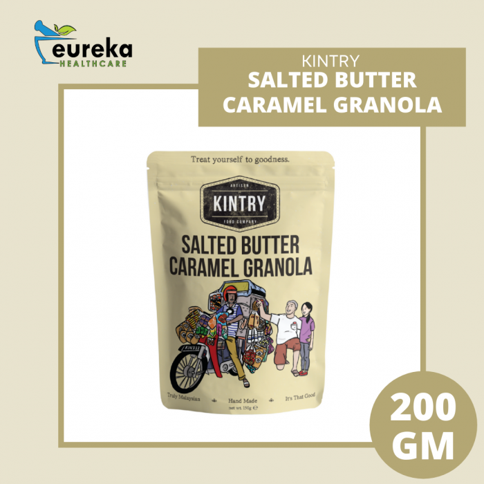 KINTRY SALTED BUTTER CARAMEL GRANOLA 200G