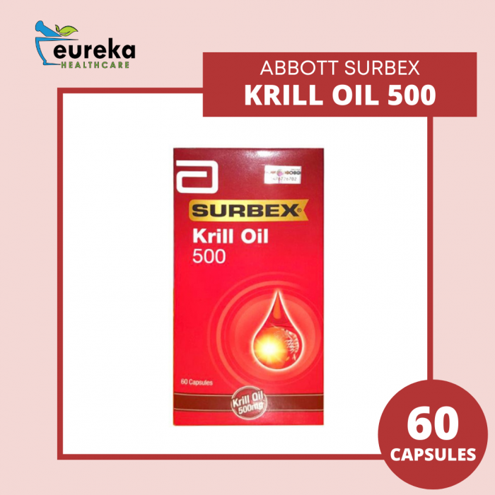 ABBOTT SURBEX KRILL OIL 500MG 60'S
