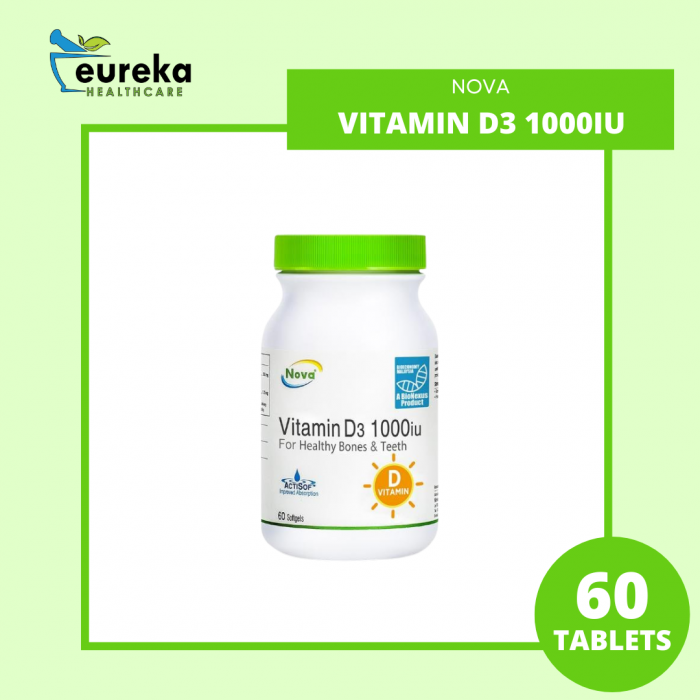 (S) NOVA VITAMIN D3 1000IU 60'S