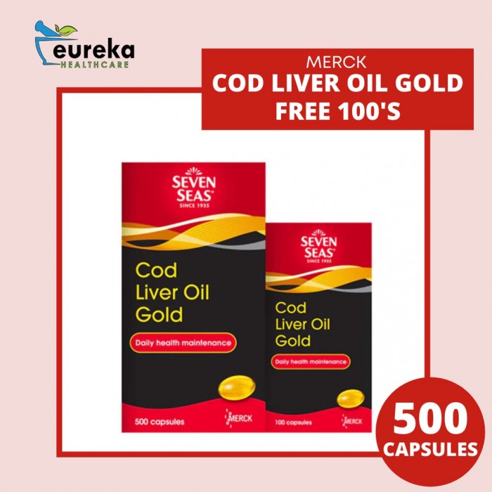 (O) SEVEN SEAS COD LIVER OIL GOLD 500'S (FOC 100'S )