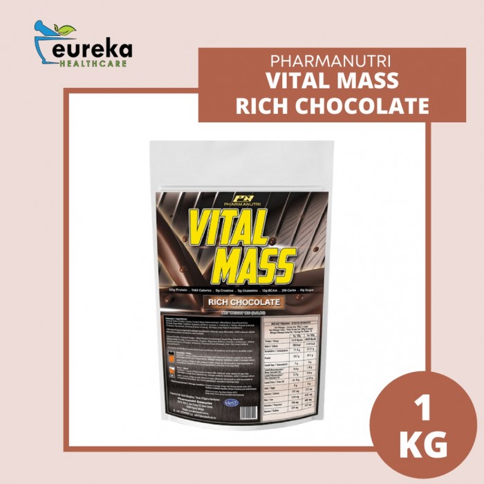 (O) PHARMANUTRI VITAL MASS RICH CHOCOLATE 1KG