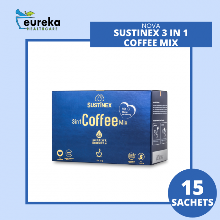 NOVA SUSTINEX 3 IN 1 COFFEE MIX 21G X 15'S/BOX