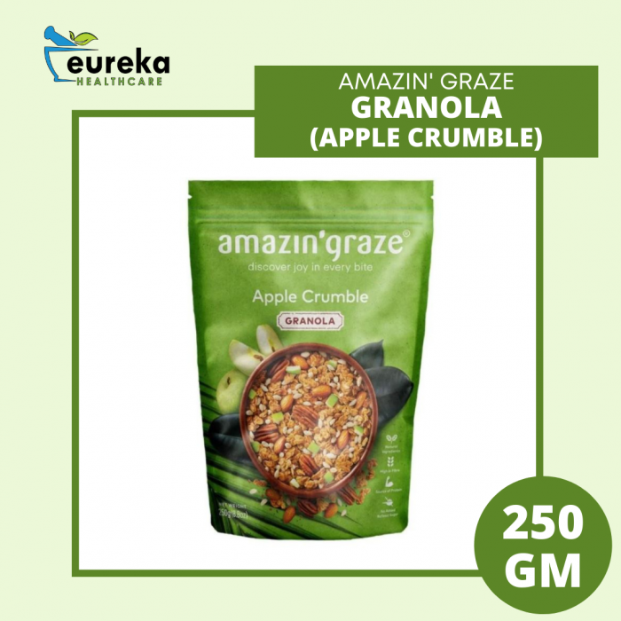 AMAZIN'GRAZE GRANOLA - APPLE CRUMBLE 250G