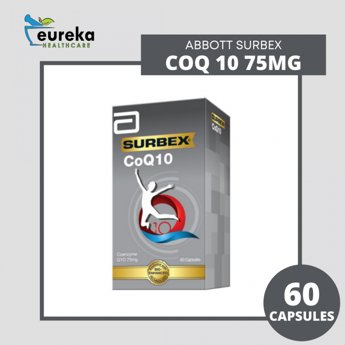 ABBOTT SURBEX COQ10 75MG 60'S