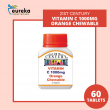21ST CENTURY CHEWABLE VITAMIN C 1000MG 60'S