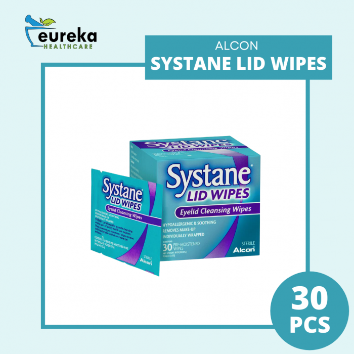 ALCON SYSTANE LID WIPES 30'S