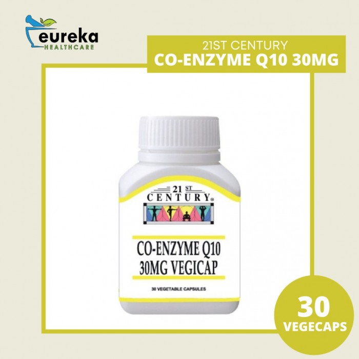 21ST CENTURY CO-ENZYME Q10 30MG 30'S