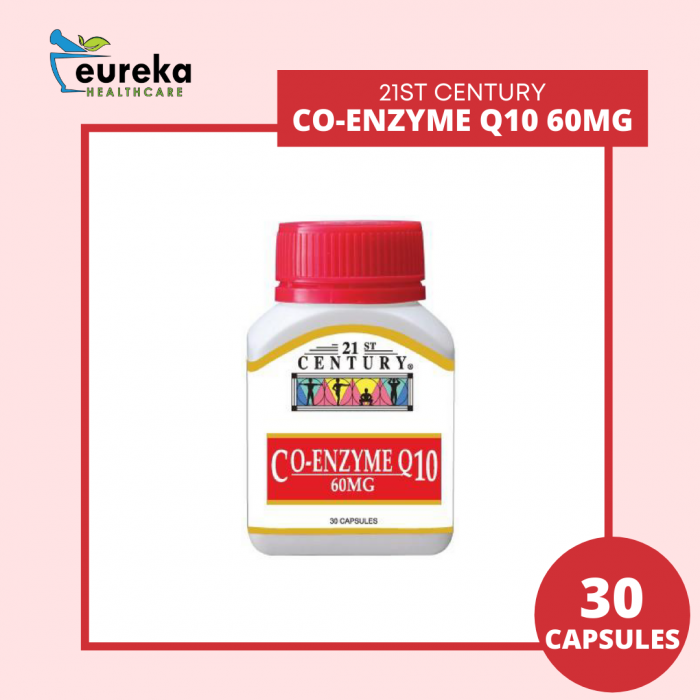 21ST CENTURY CO-ENZYME Q10 60MG 30'S