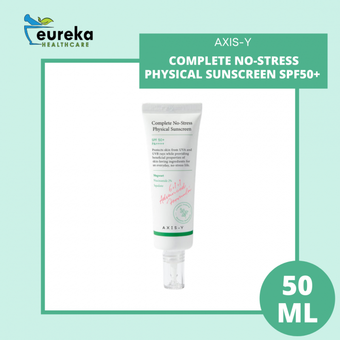 AXIS-Y COMPLETE NO-STRESS PHYSICAL SUNSCREEN SPF50+ 50ML