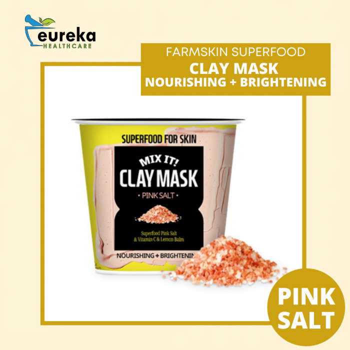 FARMSKIN SUPERFOOD FOR SKIN MIX IT CLAY MASK - PINK SALT