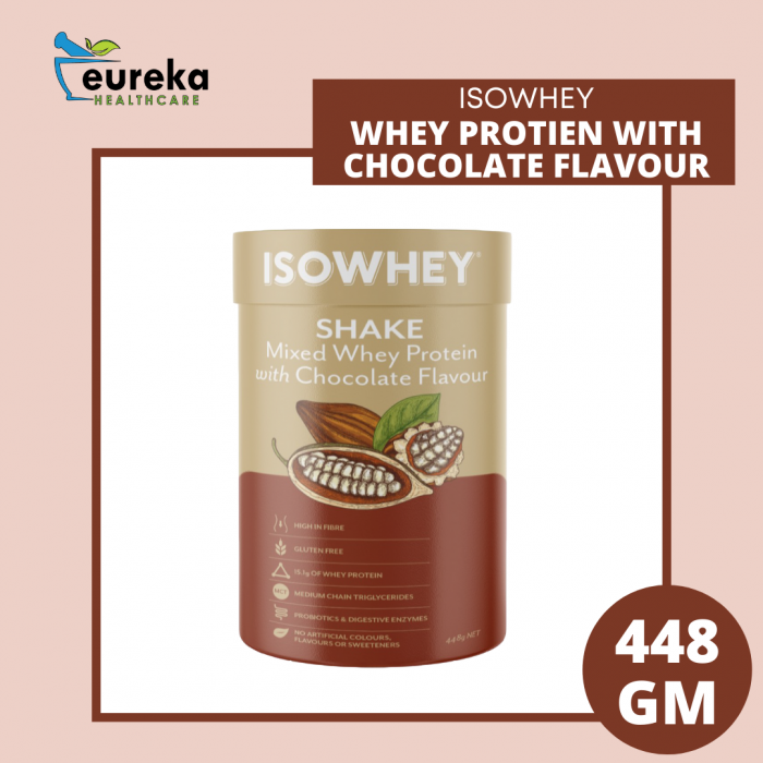 ISOWHEY SHAKE MIXED WHEY PROTIEN WITH CHOCOLATE FLAVOUR 448G
