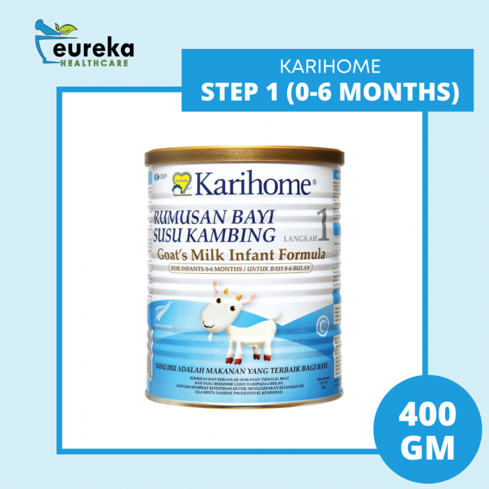 KARIHOME GOAT MILK STEP-1 (0-6 MONTHS) 400G INFANT FORMULA