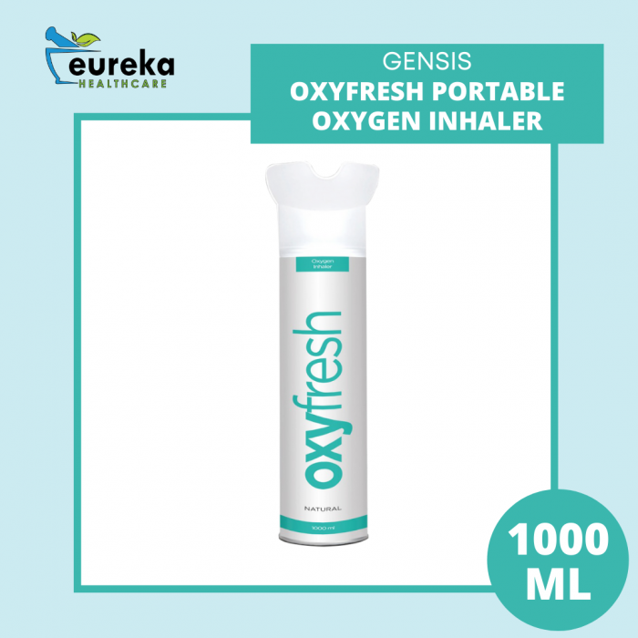 OXYFRESH PORTABLE OXYGEN INHALER 1000ML(250 SPRAYS)