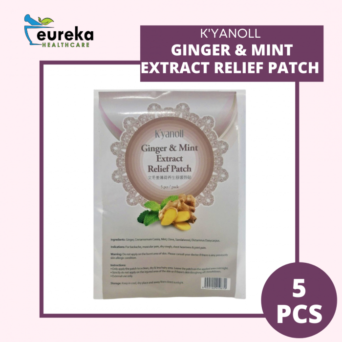 K'YANOLL GINGER & MINT EXTRACT RELIEF PATCH 5'S