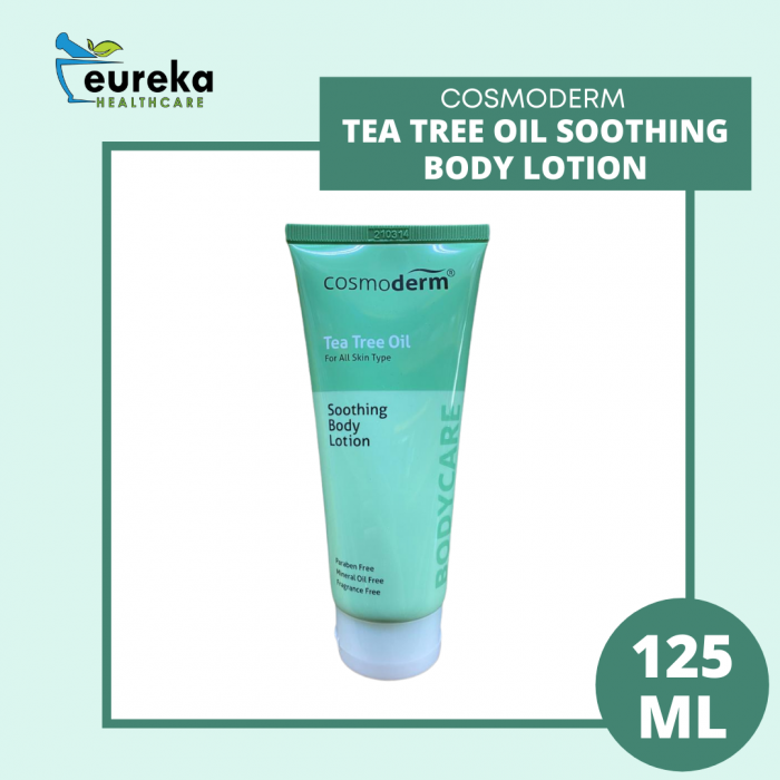COSMODERM TEA TREE OIL SOOTHING BODY LOTION 125ML