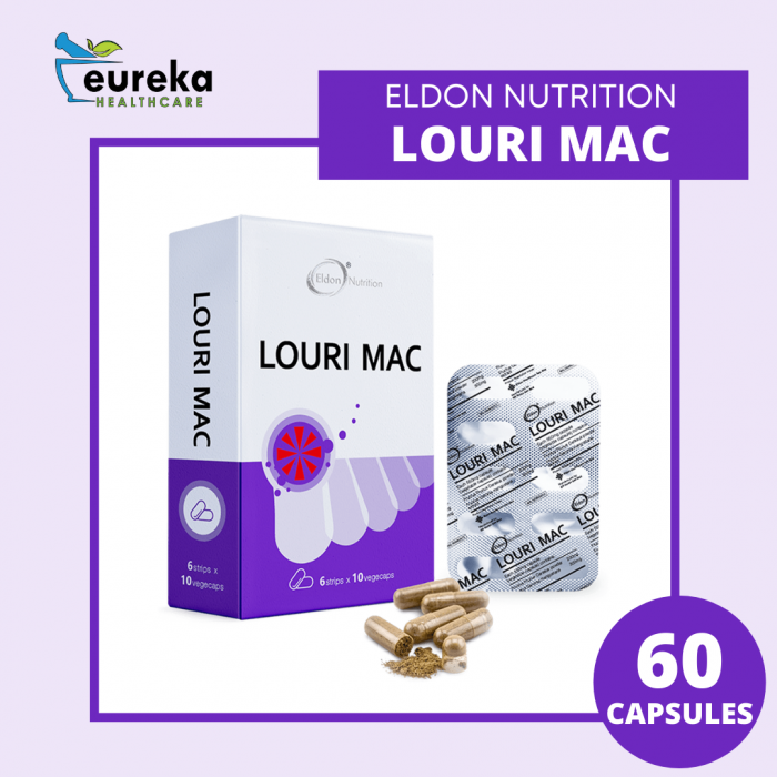 ELDON NUTRITION LOURI MAC CAPSULE 10'S X 6 (BOX)