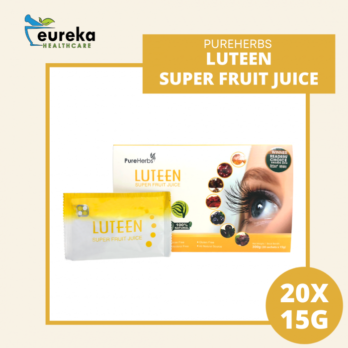 PUREHERBS LUTEEN SUPER FRUIT JUICE 300G 20 SACHETS