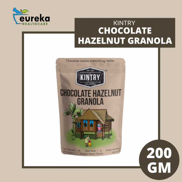 KINTRY CHOCOLATE HAZELNUT GRANOLA 200G