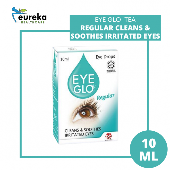 EYE GLO REGULAR CLEANS & SOOTHES IRRITATED EYES 10ML