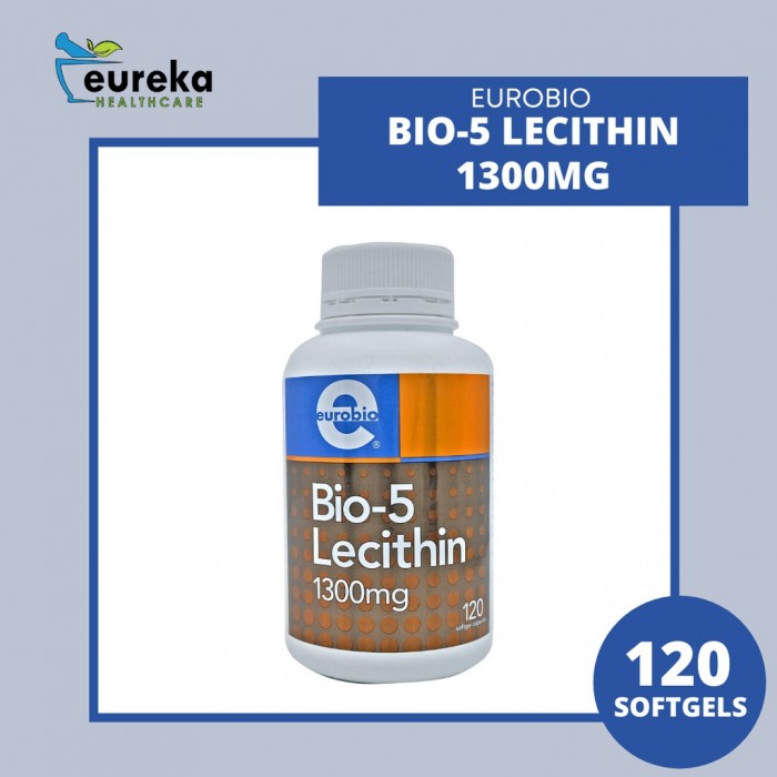 EUROBIO BIO-5 LECITHIN 1300MG 120'S