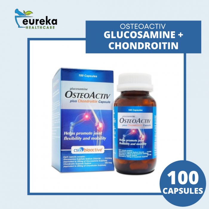 OSTEOACTIV PLUS CHONDROITIN CAP 100'S