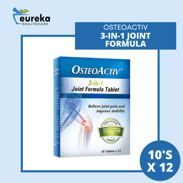 OSTEOACTIV 3 IN 1 JOINT FORMULA TABLET 10’S X 12